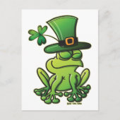 Saint Patrick's Day Frog Briefkaart (Voorkant)