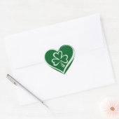 Saint Patrick's Day Funny Shamrock Heart Iers Hart Sticker (Envelop)