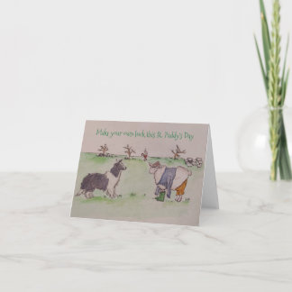 Saint Patrick's Day Gevouwen Wenskaart Kaart