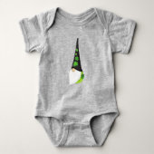 Saint Patrick's Day Gnome, Cute Gnome, Clovers Romper (Voorkant)