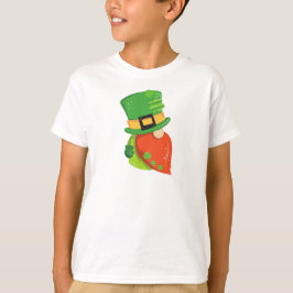 Saint Patrick's Day Gnome, Leprechaun Pet, Clovers T-shirt