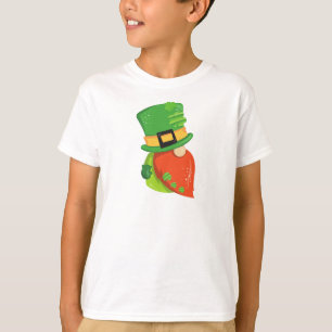 Saint Patrick's Day Gnome, Leprechaun Pet, Clovers T-shirt