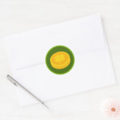 Saint Patrick's Day gouden munt sticker (Envelop)