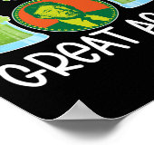 Saint Patrick's Day Grappige Grafische Ierse Ameri Poster (Hoek)