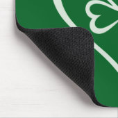 Saint Patrick's Day Grappige Shamrock Hart Iers Muismat (Hoek)