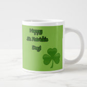 Saint Patrick's Day, Green Clovers, Lucky Clovers Grote Koffiekop (Rechts)