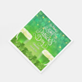 Saint Patrick's Day Groene Bier Feest Servet (Hoek)