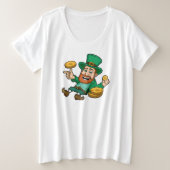 Saint Patrick's day Grote Maat T-shirt (Design voorkant)