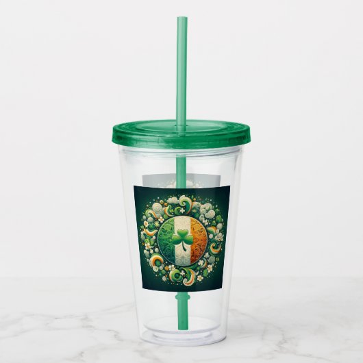 Saint Patrick's day/Ierland/Iers Acryl Drinkbeker (Voorkant)