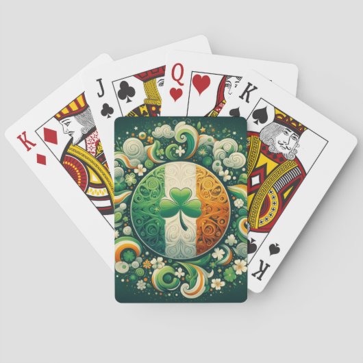 Saint Patrick's day/Ierland/Iers Pokerkaarten (Achterkant)
