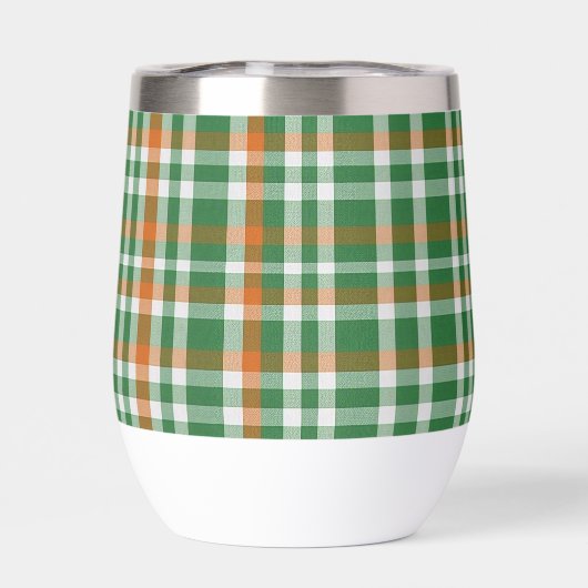 Saint Patrick's day Ierland Vlag gekleurde gingham (Achterkant)