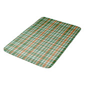Saint Patrick's day Ierland Vlag gekleurde gingham Badmat (Gekanteld)