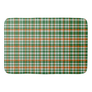Saint Patrick's day Ierland Vlag gekleurde gingham Badmat