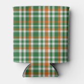 Saint Patrick's day Ierland Vlag gekleurde gingham Blikjeskoeler (Voorkant)