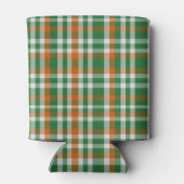 Saint Patrick's day Ierland Vlag gekleurde gingham Blikjeskoeler (Achterkant)