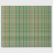 Saint Patrick's day Ierland Vlag gekleurde gingham Cadeaupapier (Vlak)