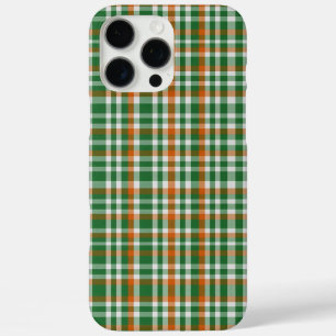 Saint Patrick's day Ierland Vlag gekleurde gingham iPhone 16 Pro Max Hoesje