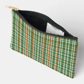 Saint Patrick's day Ierland Vlag gekleurde gingham Etui (Open)