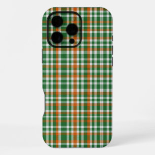 Saint Patrick's day Ierland Vlag gekleurde gingham iPhone 16 Pro Max Hoesje