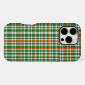 Saint Patrick's day Ierland Vlag gekleurde gingham iPhone Hoesje (Achterkant horizontaal)
