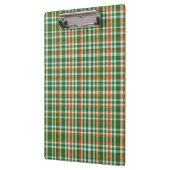 Saint Patrick's day Ierland Vlag gekleurde gingham Klembord (Links)