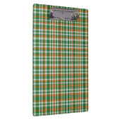 Saint Patrick's day Ierland Vlag gekleurde gingham Klembord (Rechts)