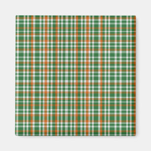 Saint Patrick's day Ierland Vlag gekleurde gingham Magneet