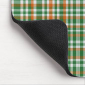 Saint Patrick's day Ierland Vlag gekleurde gingham Muismat (Hoek)
