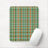 Saint Patrick's day Ierland Vlag gekleurde gingham Muismat (Met muis)