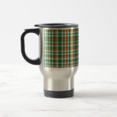 Saint Patrick's day Ierland Vlag gekleurde gingham Reisbeker (Links)