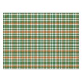 Saint Patrick's day Ierland Vlag gekleurde gingham Tafelkleed (Voorkant (Horizontaal))