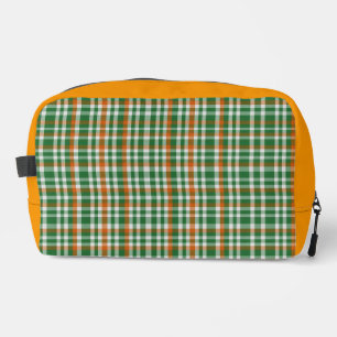 Saint Patrick's day Ierland Vlag gekleurde gingham Toilettasje