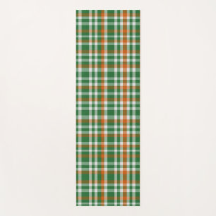 Saint Patrick's day Ierland Vlag gekleurde gingham Yogamat