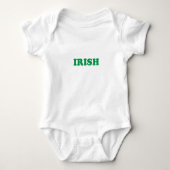 Saint Patrick's Day Iers groen wit Romper (Voorkant)