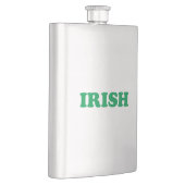 Saint Patrick's Day Iers groene letters Flacon (Rechts)