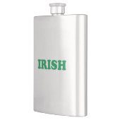 Saint Patrick's Day Iers groene letters Flacon (Links)