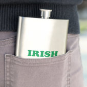 Saint Patrick's Day Iers groene letters Flacon (Voorbeeld)