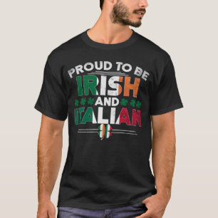Saint Patrick's Day Iers Italiaans St Paddy's Day T-shirt