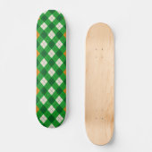 Saint Patrick's Day Ierse gekleurde argyle Persoonlijk Skateboard (Voorkant)