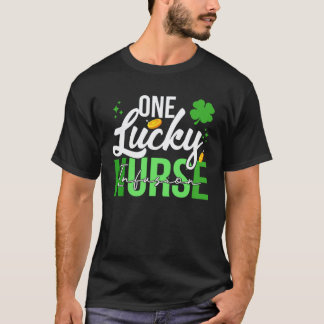 Saint Patrick's Day Infusieverpleegster Een Gelukk T-shirt