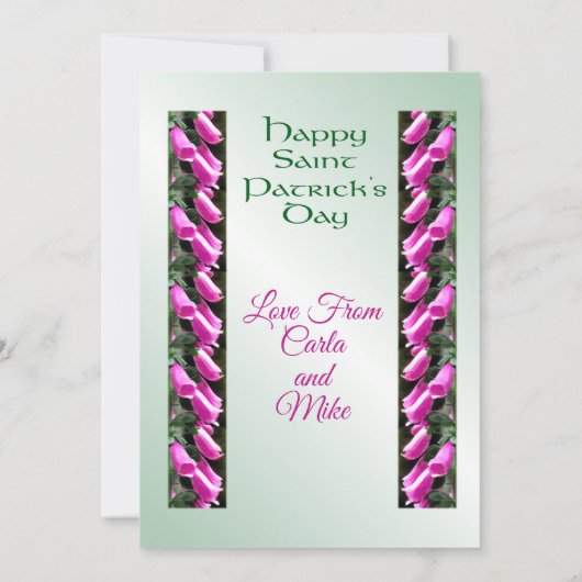 Saint Patricks Day Irish Blessing for Son-in-law H Feestdagenkaart (Achterkant)