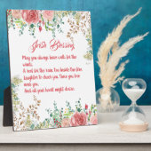 Saint Patrick's Day Irish Blessing Roos Collage Fotoplaat (Zijkant)