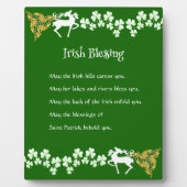 Saint Patrick's Day Irish Celtic Deer Shamrocks Fotoplaat (Voorkant)
