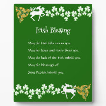 Saint Patrick's Day Irish Celtic Deer Shamrocks