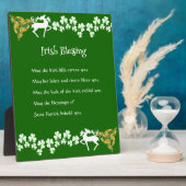 Saint Patrick's Day Irish Celtic Deer Shamrocks Fotoplaat (Zijkant)