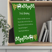 Saint Patrick's Day Irish Celtic Deer Shamrocks Fotoplaat
