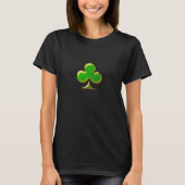 Saint Patrick's Day Irish Green Clover shamrock T- T-shirt (Voorkant)