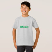 Saint Patrick's Day Irish Green letters T-shirt (Voorkant volledig)