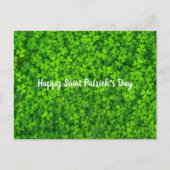 Saint Patrick's Day Irish Green Shamrock Briefkaart (Voorkant)