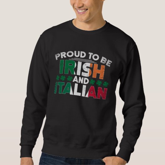 Saint Patrick's Day Irish Italian St Paddy's Day   Trui (Voorkant)
